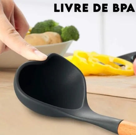 Kit 12 Peças Utensílios De Cozinha Livres de BPA