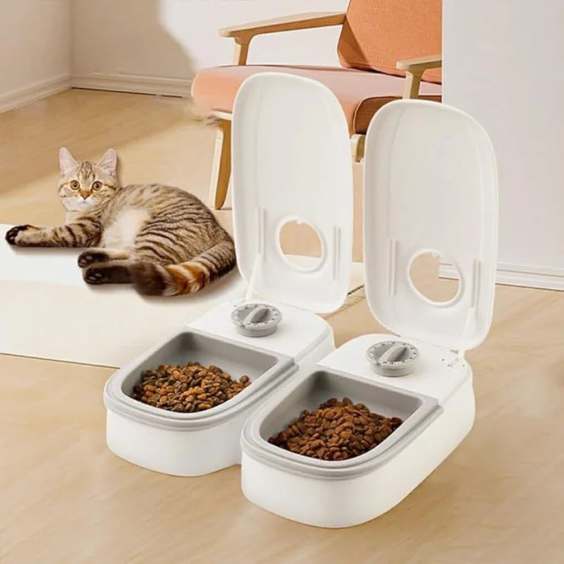 Water 2 In 1 Dog Pet Cat Food Food Double Timer