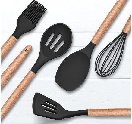 Kit 12 Peças Utensílios De Cozinha Livres de BPA